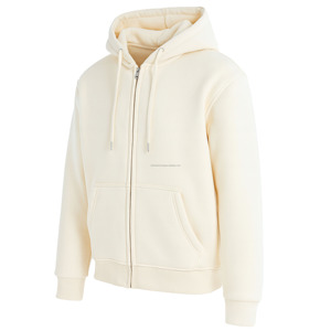 Sudadera con Capucha Personalizada de Estilo Urbano para Hombre, 100% Algodón, Forro de Sherpa, Cierre Completo, Chaqueta de Invierno Gruesa para Hombre - Product Image 5