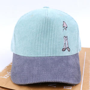 Chapeau de baseball en velours côtelé à 5 panneaux au design classique Couleur unie Chaud Casquette de sport décontractée pour adultes Vêtements d'extérieur élégants et respirants - Product Image 4