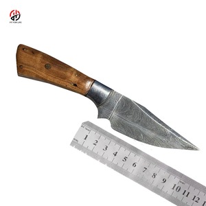 Couteau de chasse en acier Damas de qualité supérieure, prix abordable, qualité industrielle, HTTC, forgé à la main, lame pleine longueur - Product Image 4