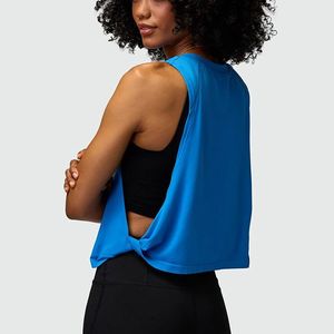 Mới Đến Phòng Tập Thể Dục Tập Thể Dục Mặc Phụ Nữ Tập Thể Hình Tập Thể Dục Chạy Thể Thao Giản Dị Yoga Thoáng Khí Nhanh Chóng Khô Corp Tank Top Phụ Nữ - Product Image 6