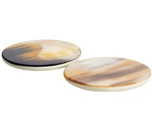 Sous-verres en corne de bœuf de qualité supérieure à 100%, sous-verres ronds de luxe, sous-verres écologiques, utilisation à domicile, au restaurant, à l'hôtel au prix le plus bas - Product Image 5