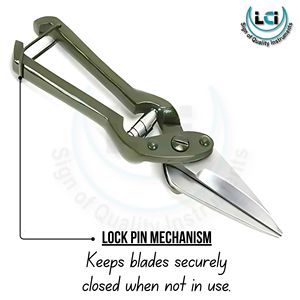 Veterinary Surgical Instruments Heavy-Duty Life Care Hoof Trimmer with Lock <b>Pin</b> Best Quality Foot Rot Shears for Animal Care - Product Image 4