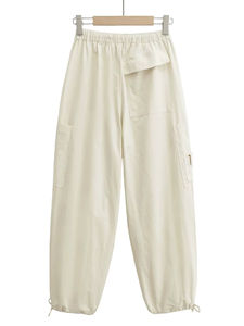 Pantalones Deportivos Estilo Cargo para Mujer, Corte Holgado con Múltiples Bolsillos, para Uso Casual, Gimnasio y Actividades al Aire Libre - Product Image 2