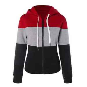 Sudaderas con Capucha para Mujer, Impresión Personalizada a Color, Sudaderas de Otoño, 100% Poliéster, Precio Económico, Cierre de Cremallera, Alta Calidad, Venta al Por Mayor - Product Image 6