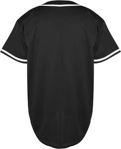 Maillots de baseball pour adultes en gros, tailles personnalisables, grandes tailles, respirants, antibactériens, séchage rapide, 100% polyester - Product Image 3