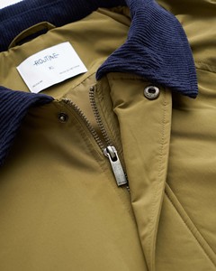 Blouson matelassé respirant pour homme, col contrastant, coupe classique, décontracté, couleur unie, taille personnalisée, automne, Vietnam, 100 % nylon, modèle - Product Image 3