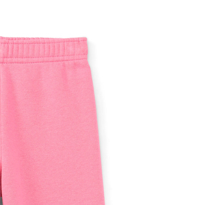 กางเกงวิ่งเอวกลางเอวยางยืดสีชมพูสำหรับกลางแจ้งกางเกงกีฬาเด็กวัยหัดเดินพร้อมกระเป๋า - Product Image 3
