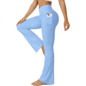 Service OEM Meilleures ventes Leggings froissés sur les fesses Pantalons de yoga Leggings de gym pour femmes Leggings de gym noirs - Product Image 4