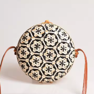 Bolsas de bambú de moda vintage ecológicas Cierre de cremallera hecho a mano elegante sostenible de Viet Fargimex - Product Image 4