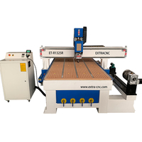 EXTRACNC - Mini Router CNC de 4 Ejes y Rotación 3D, Máquina de Escritorio para Tallar y Fresar Madera, Sofás, Sillas, Mesas y Proyectos de Bricolaje
