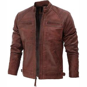 Vente en gros veste en cuir pur véritable de haute qualité pour hommes 100% en cuir véritable support de la plus haute qualité imperméable écologique toutes les tailles - Product Image 4