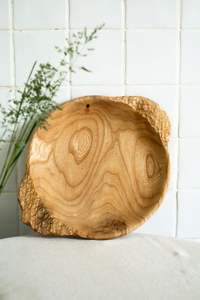 Vente en gros de vaisselle épaissie faite à la main avec bol en bois massif au plomb, vaisselle, ustensiles de table - Product Image 6