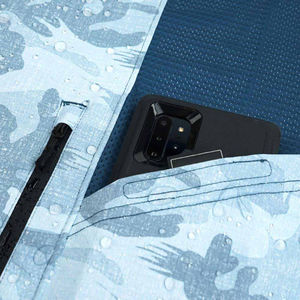 เสื้อผ้าตกปลาผู้ชายระบายอากาศได้ดี UPF 50 + มีฮู้ดสำหรับตกปลาป้องกันใบหน้าเสื้อผ้าตกปลา - Product Image 4