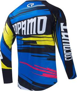 Camisetas de manga larga personalizadas OEM para BMX MTB MX Soccer & Auto Racing Ligero y de talla grande Ropa de carreras de motos - Product Image 5