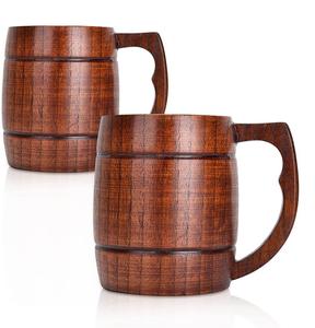 Tasse à café en bois fabrication en gros logo personnalisé et restaurant et maison cuisine tasse en bois - Product Image 5