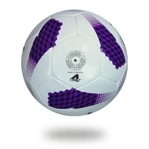 Balón de fútbol cosido a mano impreso personalizado de alta calidad, cuero PU ligero y caucho de PVC, precio competitivo para uso deportivo - Product Image 2