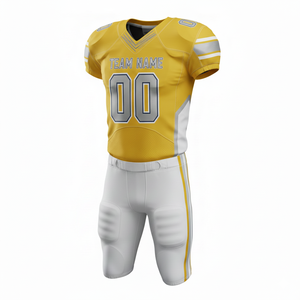 Uniforme de football américain personnalisé, ensemble complet, maillot et pantalon, vêtements de sport d'équipe personnalisés pour hommes, jeunes et adultes - Product Image 4