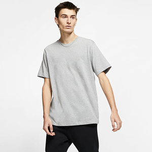 T-shirts décontractés d'été pour hommes, style personnalisé, légers, respirants, à séchage rapide, à manches courtes, en polyester/coton, couleur unie - Product Image 5
