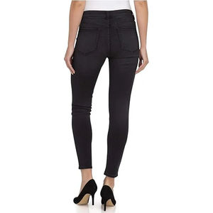 กางเกงยีนส์แฟชั่นประดับเพชรสำหรับผู้หญิง เอวสูง ทรงตรง แต่งคริสตัล สไตล์ลำลอง ผลิตจากโรงงาน กางเกงยีนส์ประดับคริสตัลสำหรับผู้หญิง - Product Image 6