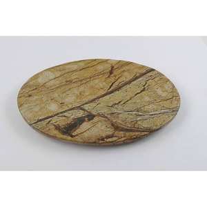 Juego de almacenamiento de artículos de baño de mármol marrón Colección elegante de accesorios de baño - Product Image 3