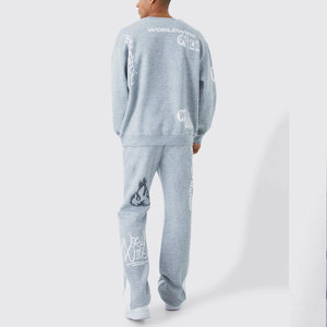 Sweat à capuche streetwear homme tendance, prix compétitif, 100% coton épais et écologique, design personnalisé - Product Image 2