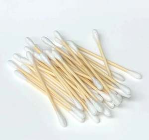 Hisopos Desechables de Alta Calidad con Dos Puntas, Hisopos de Algodón Suave, Palitos para Limpieza de Oídos Ecológicos, Empaque Personalizado, Mejor Precio - Product Image 1