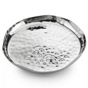 Plateau de service en acier inoxydable ergonomique pour une prise en main confortable pendant le service des repas à tout événement - Product Image 1