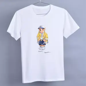 Venta al por mayor nuevo bien diseñado hombres 100% algodón tejido para camiseta ropa de negocios estampado patrón camisas de negocios - Product Image 4