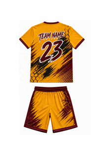 Ropa Deportiva de Equipo, Uniforme de Fútbol Transpirable para Hombre, Sublimación Profesional, Conjunto de Fútbol Personalizado con Colores a Medida, 100% - Product Image 2