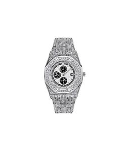 Reloj Deportivo Analógico con Diamantes Moissanite para Hombre y Mujer, de Lujo, Cuarzo, Acero Inoxidable, con Incrustaciones de Diamantes, a Precios de Exportación - Product Image 2