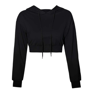 Sweat à capuche d'hiver pour femme en tissu polaire respirant et à séchage rapide, style urbain, pour l'extérieur, faible MOQ, en vente - Product Image 2