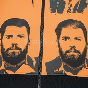 Sudadera con Capucha Estampada Asali para Hombre, de Primera Calidad, Precio al por Mayor, Ropa Urbana, Sudadera con Cremallera y Estampado Asali para Hombre - Product Image 4