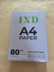 Smooth White <b>A4</b> Size Copy <b>Paper</b> General Purpose <b>Printing</b> & Copy <b>Paper</b> 80gsm - Product Image 2