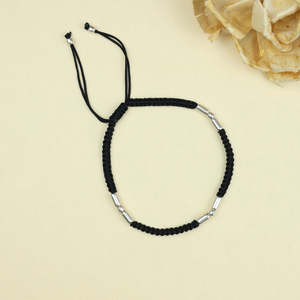 Nazakat 18K <b>Gold</b> Plated Silver Cascading Pipe Bead Bohemia Style <b>Anklet</b> with Butterfly Number and Cross Patterns Single Piece - Product Image 1