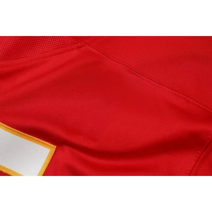 Maillot de football américain personnalisé avec nom et numéro, col en V, brodé, 100% polyester respirant, manches courtes - Product Image 3