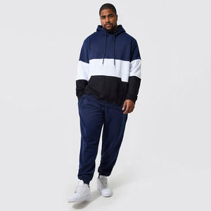 2023 dernière conception hommes vêtements de sport Gym Fitness Tech polaire formation survêtements deux pièces ensemble survêtement Jogging costume - Product Image 2