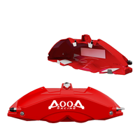 Cubiertas de Caliper de Freno de Aluminio Rojo AOOA para BMW X5, X3, X6, X7, Serie 5, Serie 3, Kit de Cubiertas de Caliper Delanteras y Traseras