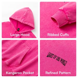 Sweats à capuche de haute qualité pour hommes sweats fabricant pull surdimensionné logo personnalisé sweats à capuche pour hommes poids lourd vierge coton personnalisé - Product Image 4