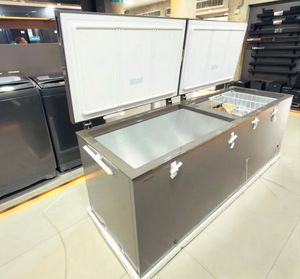 Horizontal 2-Door Chest Freezer <b>Top</b>-<b>loading</b> Drinks Cabinet Digital Control Freestanding High Quality Refrigerator for sale to EU - Product Image 2