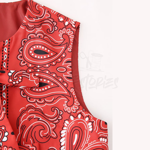 เสื้อกั๊กลูกไม้สำหรับผู้หญิงลาย Paisley เสื้อโค้ทเสื้อกั๊กเข้ารูปปักลาย2025 - Product Image 3