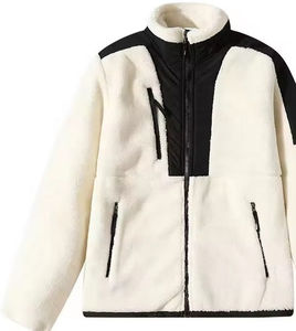 Veste polaire Sherpa pour hommes avec logo personnalisé OEM Manteau en polaire 100% de haute qualité Style d'hiver décontracté avec fermeture à glissière Design de rue haute - Product Image 6