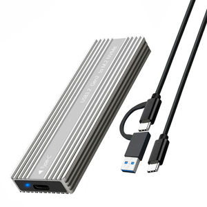 กล่องใส่ SSD แบบภายนอก NVME M2 รองรับการใช้งานกับ NVME SSD ขนาด 2230/2242/2260/2280 - Product Image 4