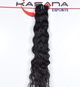 Extensions de cheveux humains naturels ondulés, vierges, non traités, à double trame, alignés sur les cuticules, en gros, provenant du Vietnam - Product Image 5