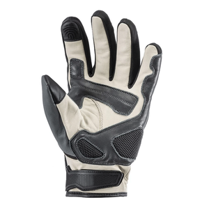 Custom Men's Full-Finger Touring Leather Gloves Sand Grey Motorcycle Racing Wear for Winter Auto Racing Sponsorship - Product Image 3