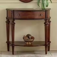 Tabouret ottoman de luxe moderne classique en bois avec incrustation d'os, design réglable, pour chambre, cuisine, salon, hôtel, artisanat Crescent
