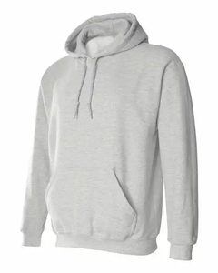 Vêtements pour hommes Streetwear Couleur blanche 100% coton polaire Pull à capuche pour hommes avec poche - Product Image 4