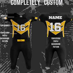 Ensemble de compression pour club de jeunes des États-Unis, conception de logo personnalisée, uniformes de football américain, maillots de sublimation, tissu polyester à séchage rapide - Product Image 6