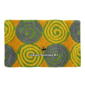 Alfombrillas de baño de algodón puro con mechones de lujo a la moda Diseño más suave Precio al por mayor directo de fábrica Hecho a máquina - Product Image 1