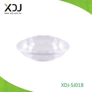 ชามสลัดพลาสติกทรงกลมใสพร้อมฝาปิดสำหรับสัตว์เลี้ยง18ออนซ์แบบใช้แล้วทิ้งจากไต้หวัน - Product Image 1