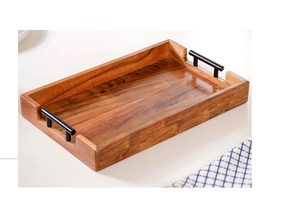 ชุดถาดเสิร์ฟผลไม้โลหะสีเงิน2ชิ้นพร้อมที่จับสำหรับบ้านหรือโรงแรม - Product Image 6